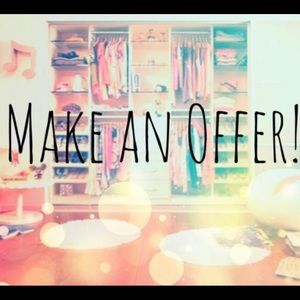 Everything must go. Make a deal! Not for sale.